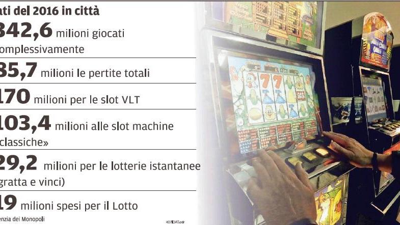 Reggio Emilia, in un anno bruciati 765 milioni nel gioco d’azzardo 