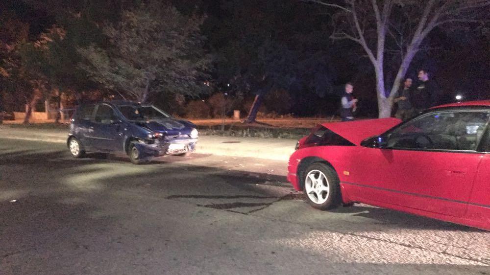 Scontro frontale a Villacidro (foto Onnis)