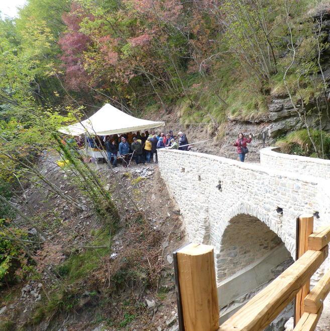 Restaurato l’antico ponte della Colombara