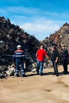 Nessun pericolo dal materiale ferroso in transito al porto