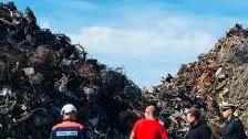 Nessun pericolo dal materiale ferroso in transito al porto