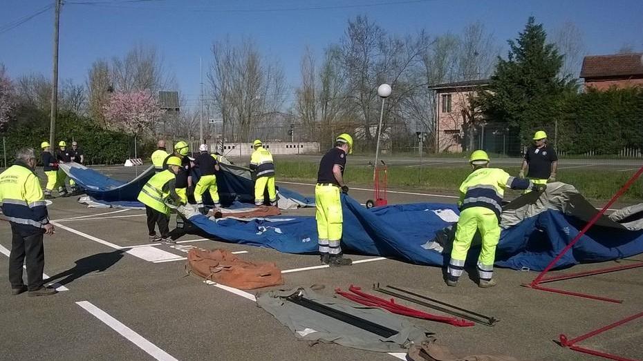 L’emergenza alluvione a San Martino Secchia