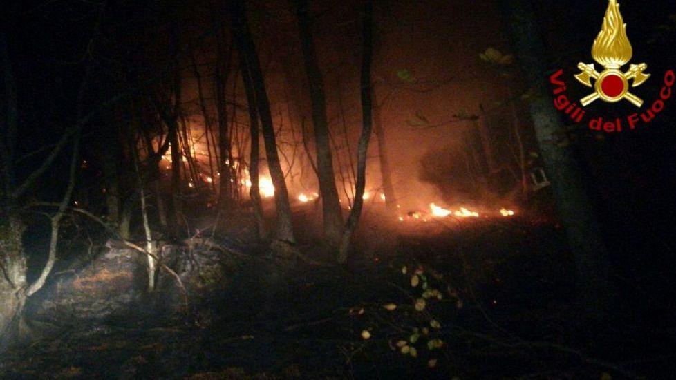 Domato l’incendio a Casalino