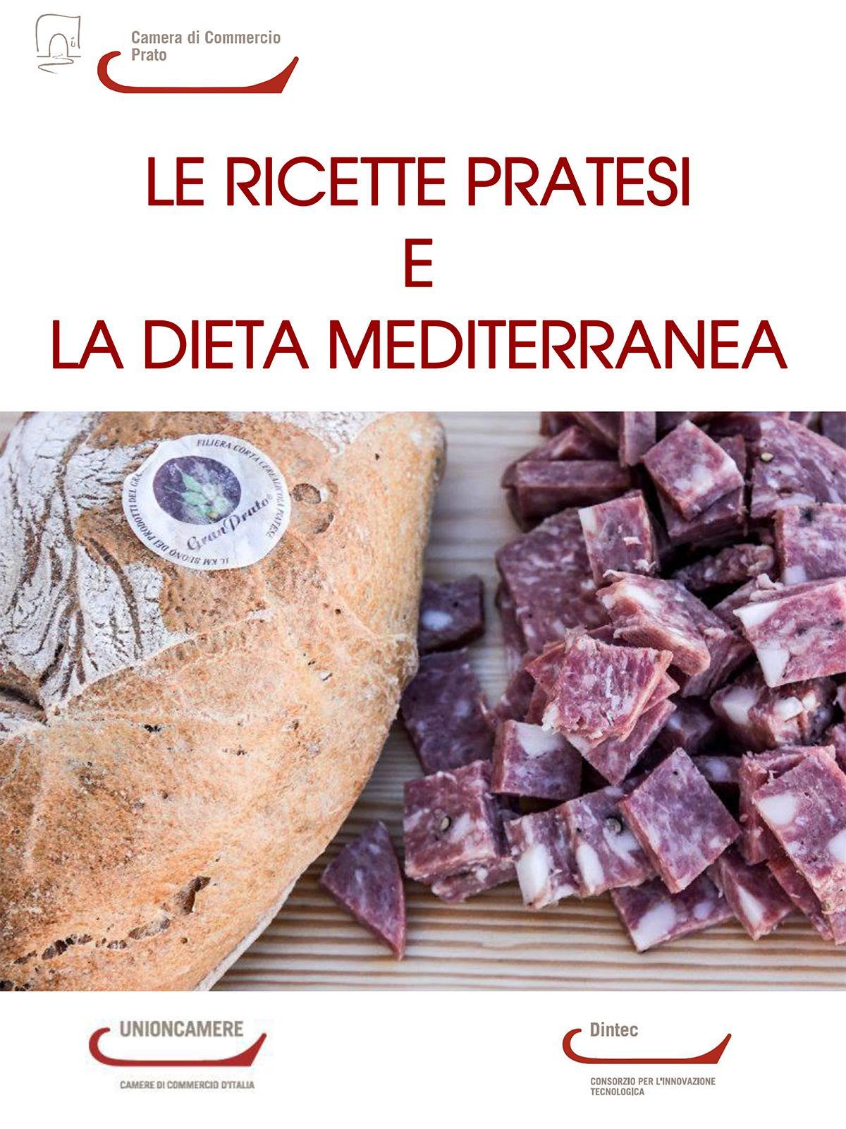 La copertina del volume sulle ricette pratesi e la dieta mediterranea