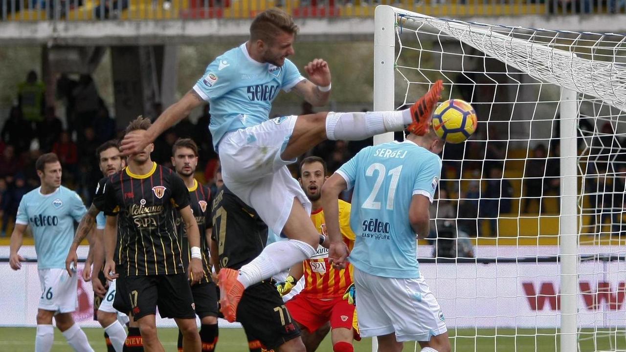 Manita della Lazio al Benevento