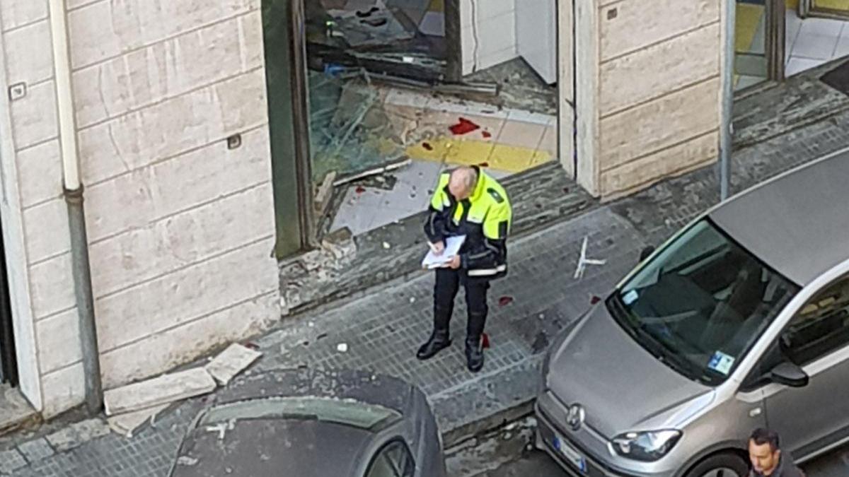 La pescheria di via Sonnino così come si presentava dopo l'incidente