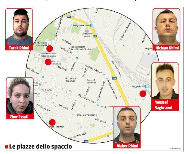 Cocaina alla Reggio Emilia bene, cinque condanne 