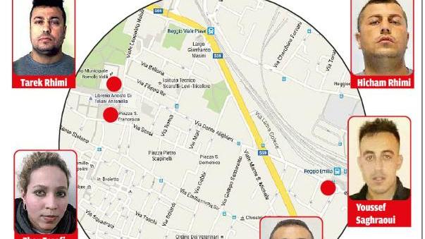 Cocaina alla Reggio Emilia bene, cinque condanne
