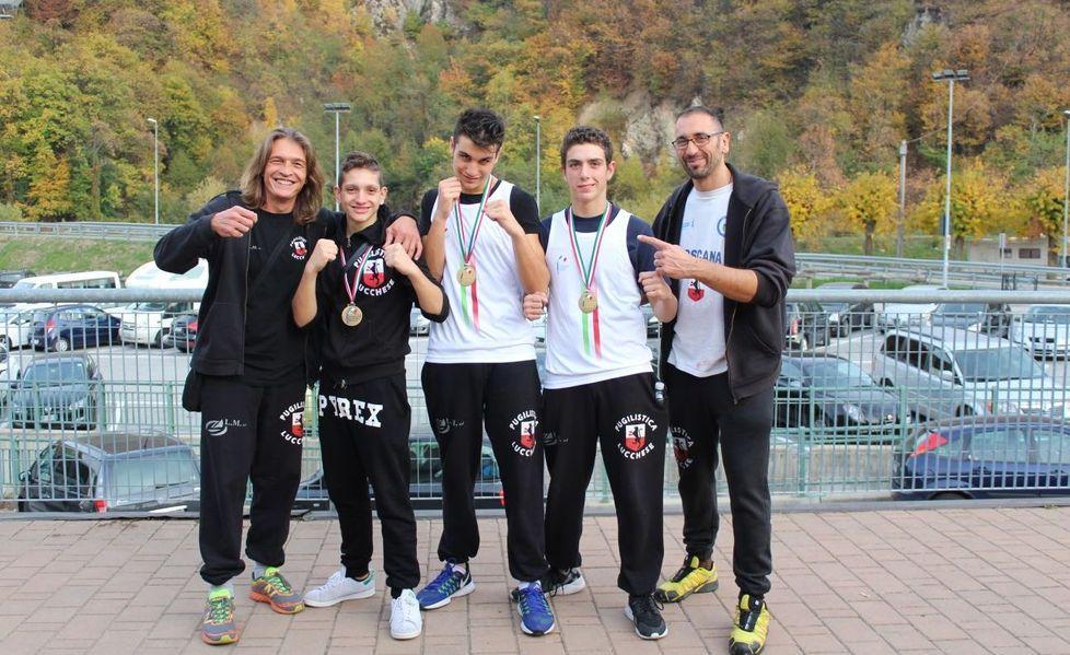 Pugilistica Lucchese, due titoli italiani 