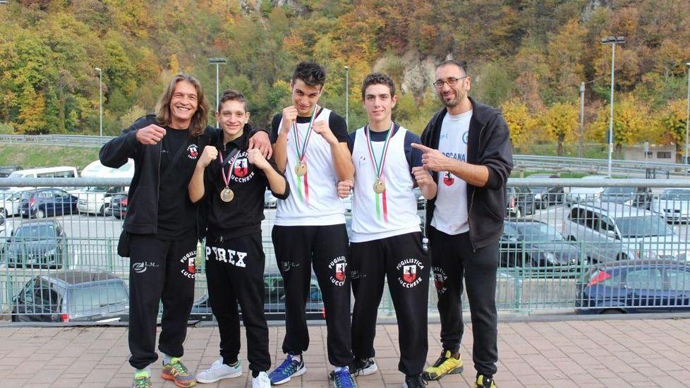 Pugilistica Lucchese, due titoli italiani