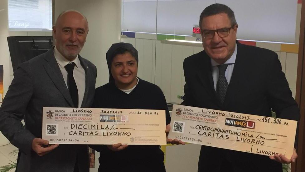 Alla Caritas 151mila euro con l’iniziativa di Chiellini