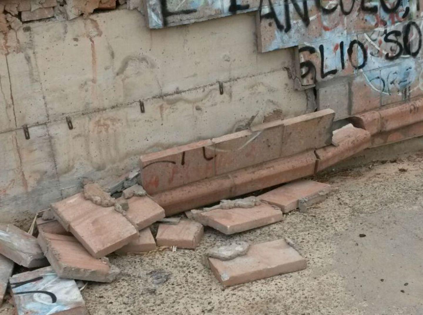 Danneggiato il ponte pedonale sul Temo 