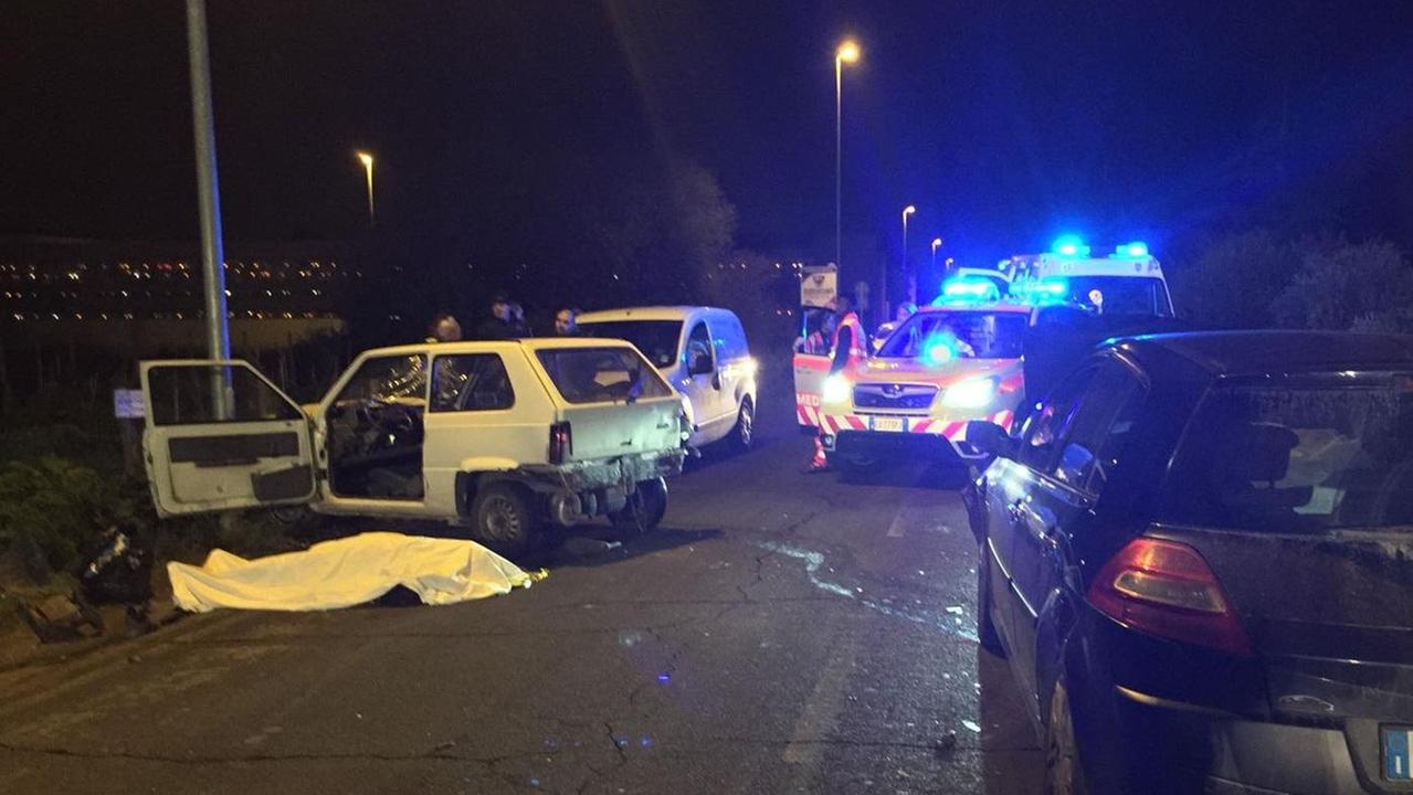 Il luogo dell'incidente (Foto Agenzia Carlo Sestini)