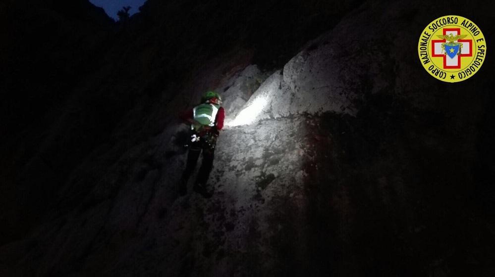 Un momento delle operazioni di soccorso