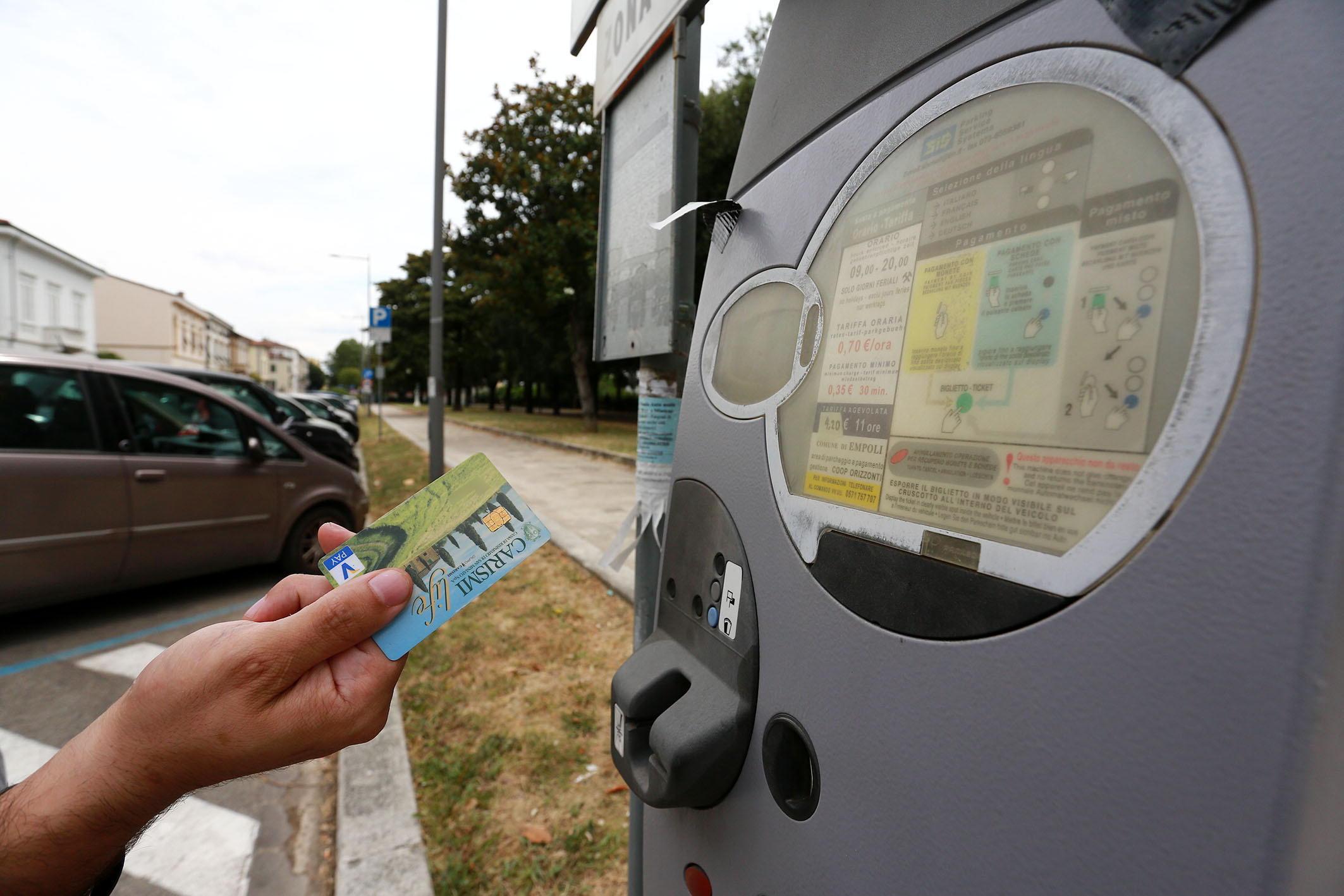Un parchimetro di Empoli