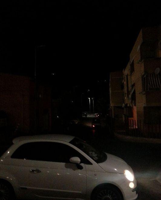 La zona di Cava dei Legni è al buio 
