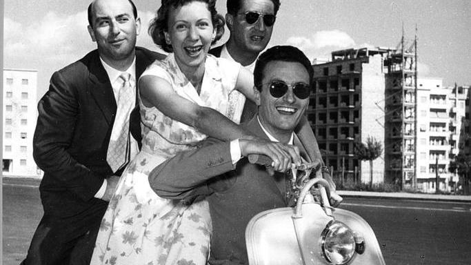 Al Mercato dei fiori l’avventura della Lambretta