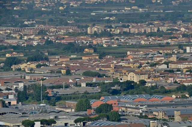 La zona industriale di Montemurlo
