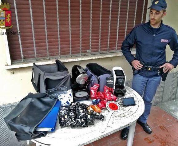 La refurtiva recuperata dalla polizia