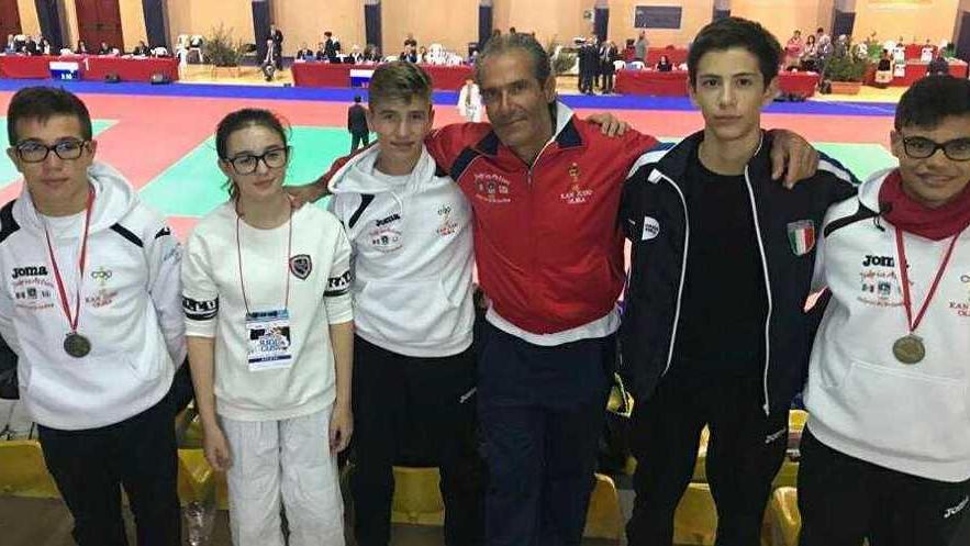 La “Kan judo Olbia” a Cagliari conquista tre bronzi