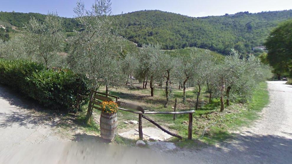 La zona di Rignano sull'Arno dove sono intervenuti i vigili del fuoco (foto Google Maps)