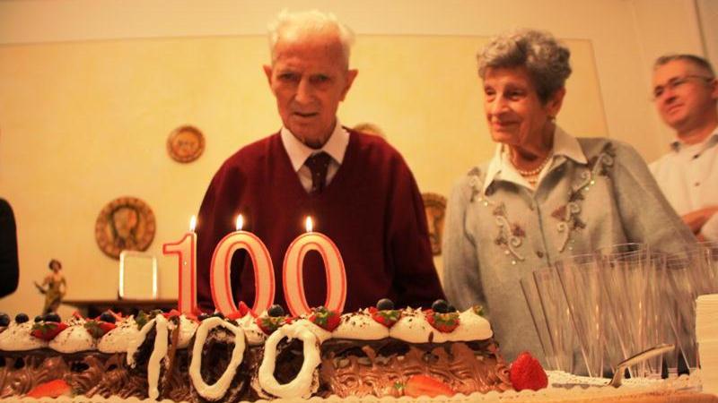 Guido Macchi insieme alla moglie Maria