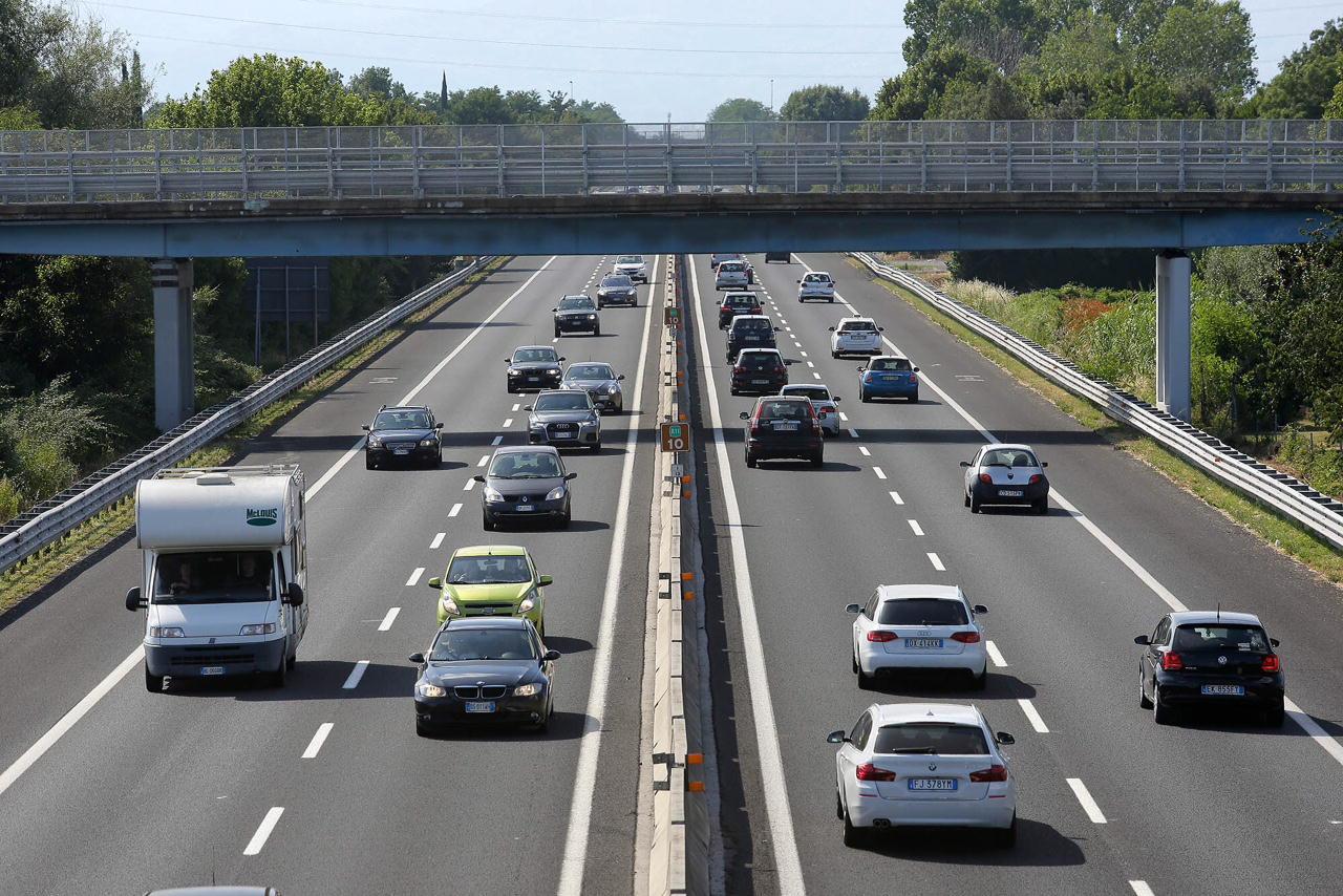 Un tratto dell'autostrada Firenze-Mare