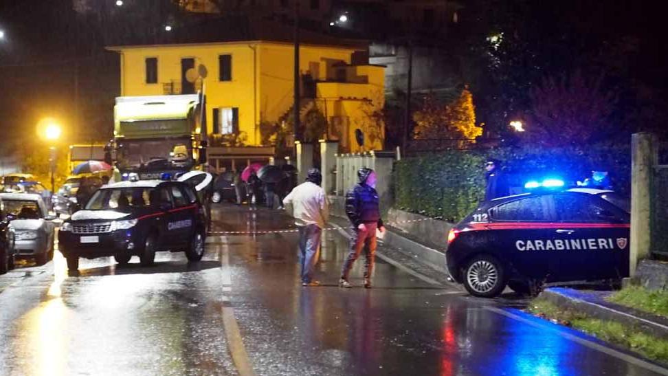 Il tratto di strada dove le due donne sono state travolte (foto Cuffaro)