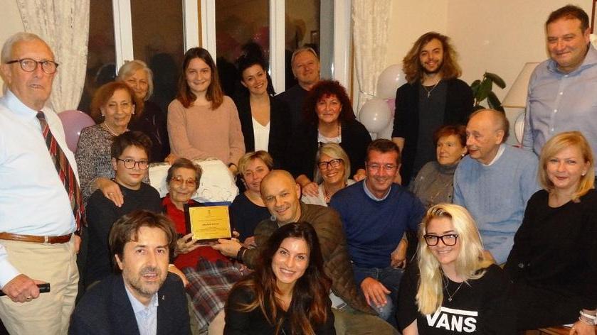 Nonna Albertina ha spento le sue prime cento candeline