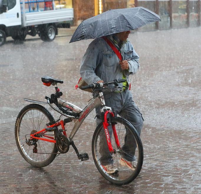 Previsti per oggi pioggia e vento Poi le schiarite