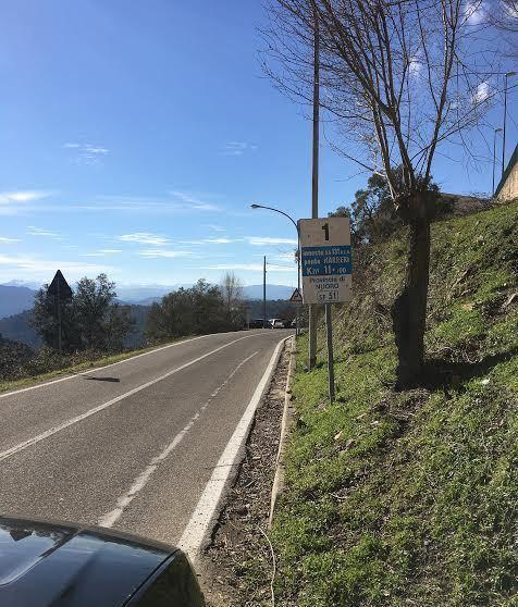 Messa in sicurezza della strada di Marreri 