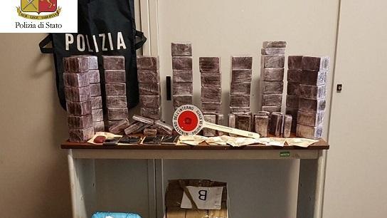 La droga sequestrata tra Empoli e Montelupo