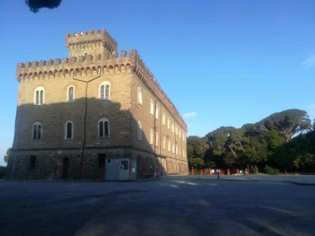 Una veduta di castello Pasquini sede di Armunia