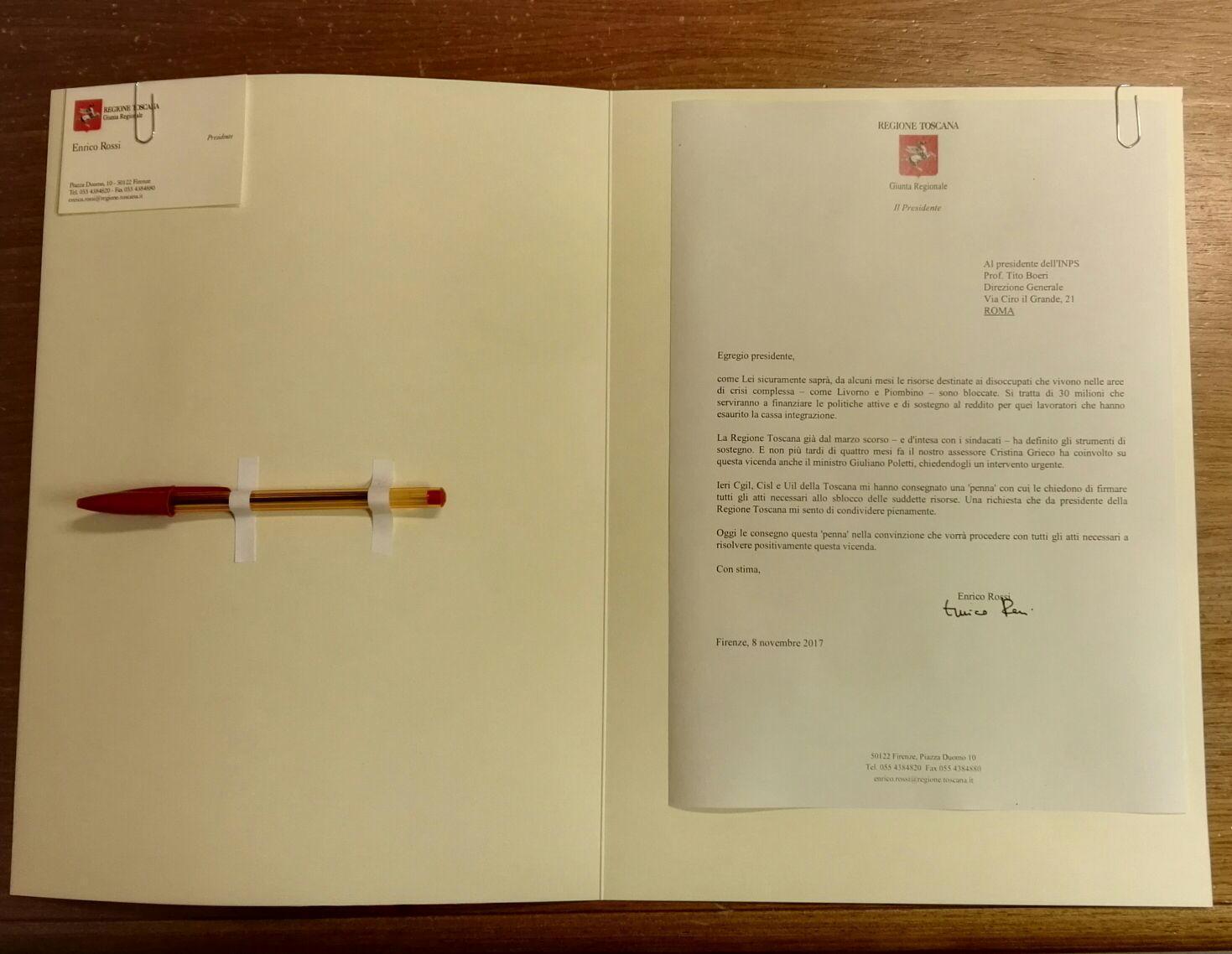 . La lettera di Rossi a Boeri con la Bic rossa per firmare lo sblocco delle risorse