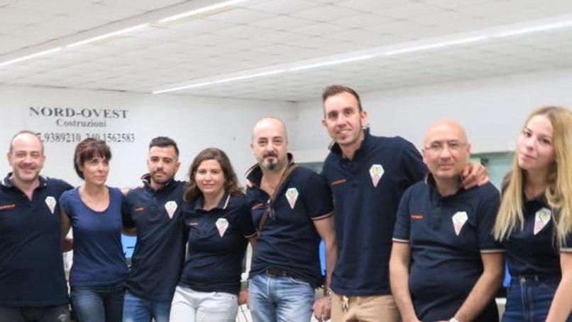 Gli atleti del Tiro a segno Pistoia