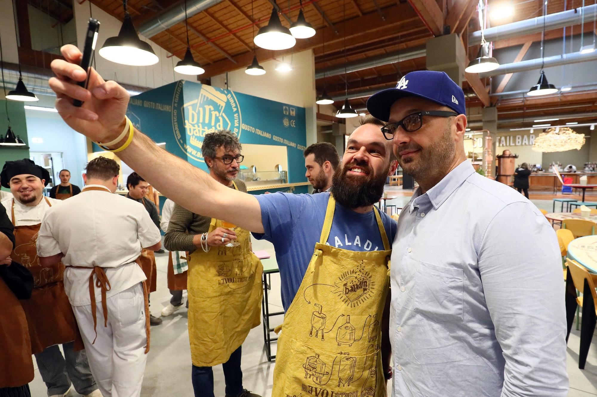 Anche Joe Bastianich a Fico tra i visitatori 