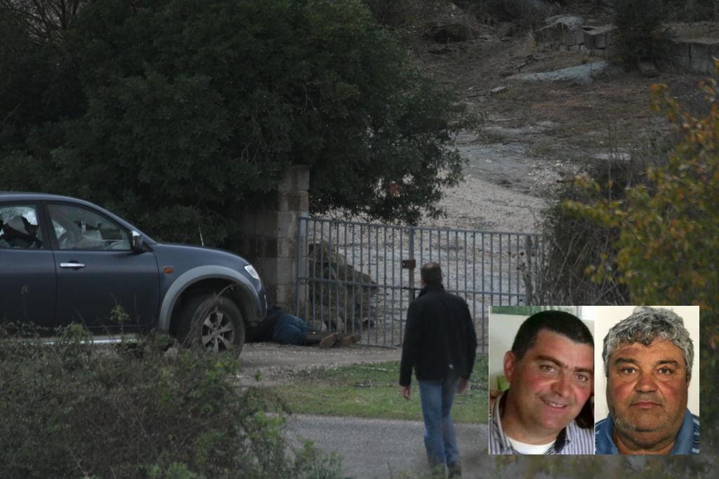 Il luogo dell'omicidio dei fratelli Pier Paolo e Michelino Piras a Fordongianus