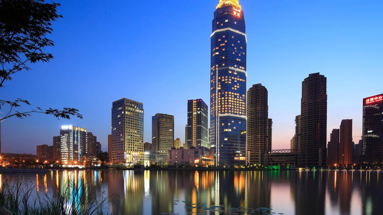 Lo skyline di Shaoxing, la città di cui è originario il cinese arrestato
