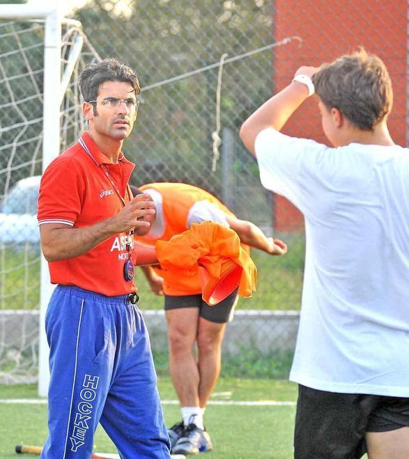 Filippo Treno durante un allenamento (Foto Gori)