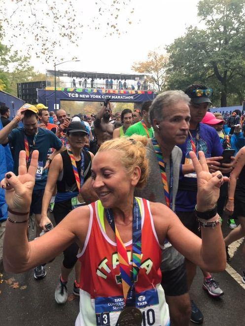 Anche una fortemarmina alla maratona di New York