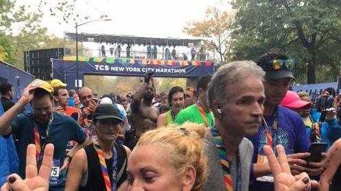 Anche una fortemarmina alla maratona di New York