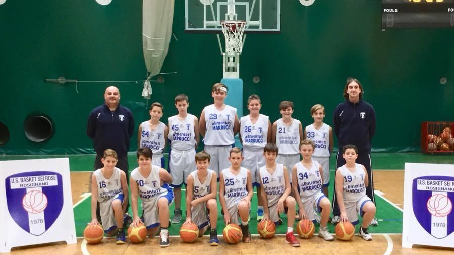 Sei Rose: under 14 a corrente alternata ko con il Team 90, si rifa col Meloria