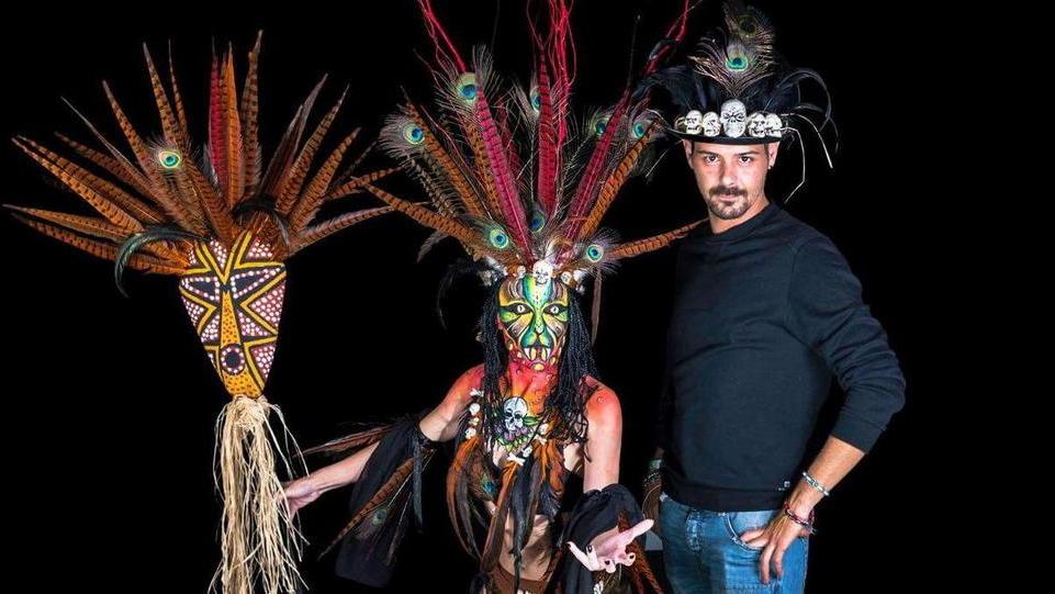 Face e body painting Mazzone e Valentina trionfano a Firenze
