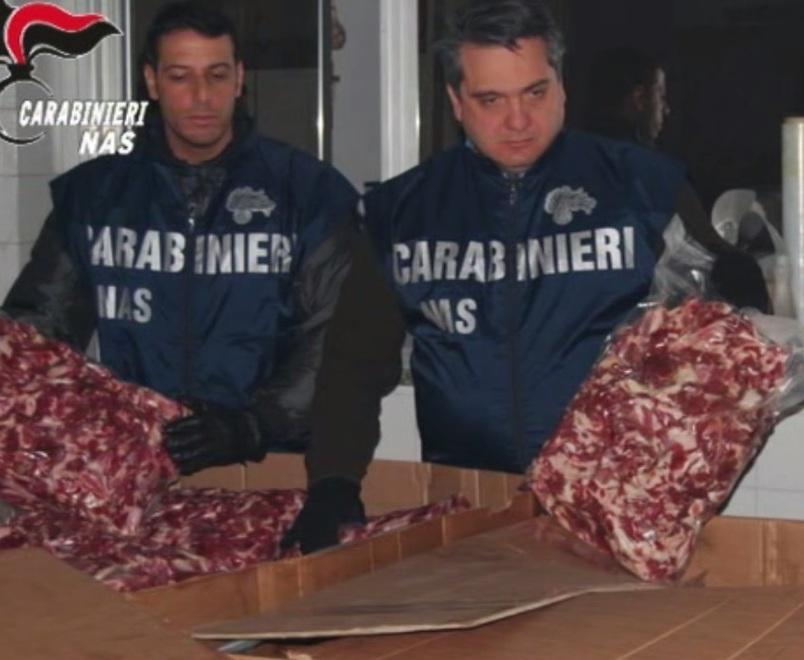 Sequestrati 1600 chili di carne 