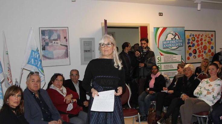 Gianna Meoni ieri all’Art Hotel (foto Batavia)