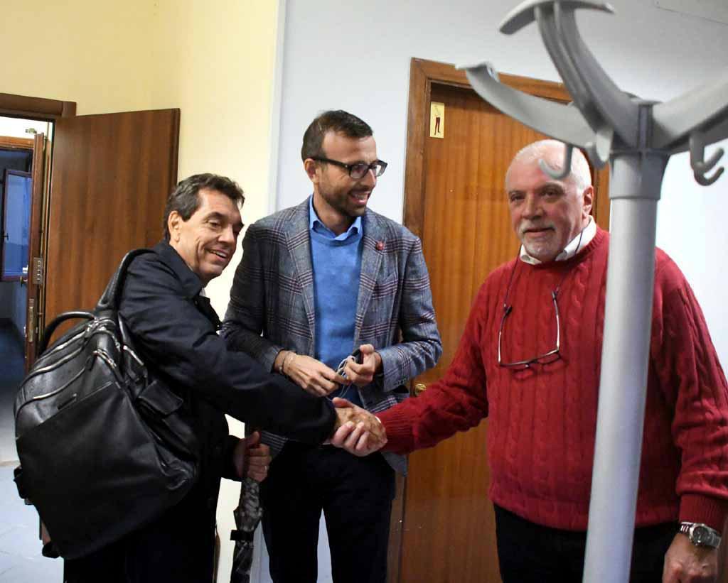 Franco Vazio con Antonio Mazzeo e Cesare Leri
