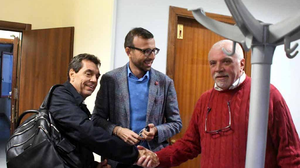 Franco Vazio con Antonio Mazzeo e Cesare Leri
