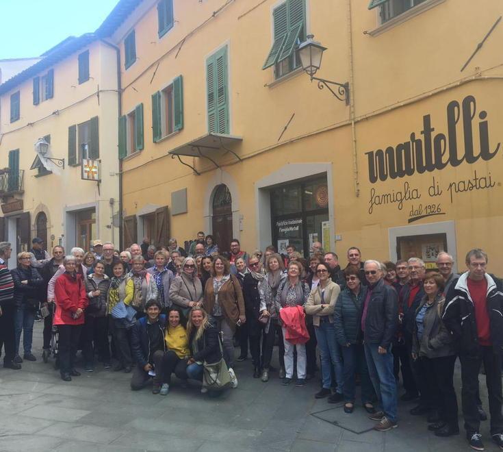 Mille tedeschi in visita al Pastificio Martelli 