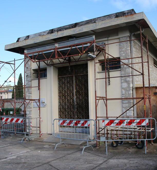 Crolla la chiesetta del cimitero 