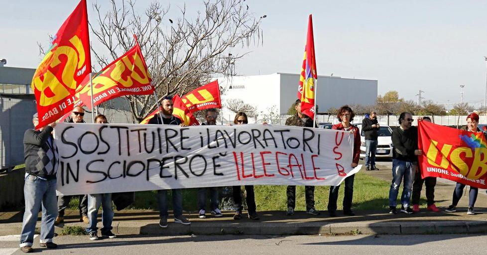 «Magna, attacco al diritto di sciopero»